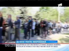 Referendum Ucraina: 90% din voturi pentru independenţă
