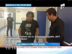 Leo Iorga s-a întors acasă