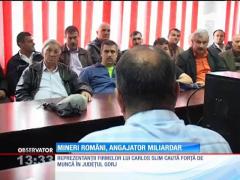 Unul dintre cei mai bogaţi oameni din lume ecrutează mineri din Gorj