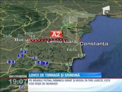 Accident în lanţ pe autostrada A2 din cauza GHEŢII!