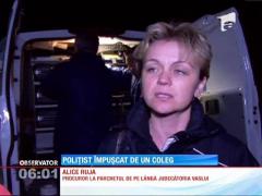 Un poliţist din Vaslui a fost împuşcat de către un coleg