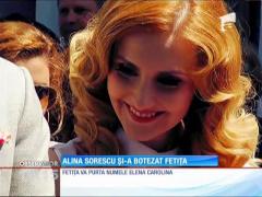 Alina Sorescu şi Alexandru Ciucu şi-au creşinat fetiţa