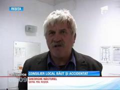 Din cauza fotbaliştilor! Un pedelist din Reşiţa a băut şi a făcut o frumuseţe de accident