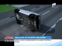 Un destin frânt prea devreme! Paralizată de un șofer adolescent