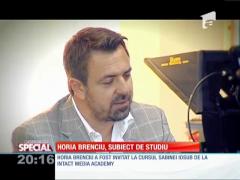 Special! Horia Brenciu, subiect de studiu la Intact Media Academy