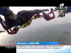 Record! Spectacol pe cerul de la Clinceni