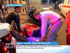 Accident rutier violent pe Calea Victoriei, din Capitală