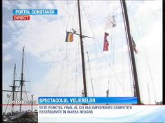Spectacolul velierelor în portul Constanța
