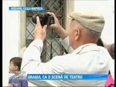 Străzile din Cluj-Napoca, adevărate decoruri de teatru