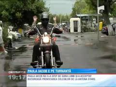 Avocata Paula Iacob a mers pe motocicletă!