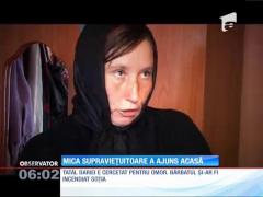 UPDATE! Fetița născută de femeia arsă chiar de soțul ei a ajuns acasă