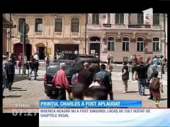 Aplauze pentru prinț! Charles a ajuns la Brașov