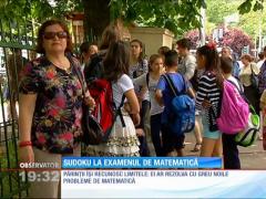 Examene naţionale la matematică cu sudoku şi şah!