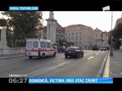 Româncă stabilită în Italia, înjunghiată de mai multe ori şi aruncată într-un şanţ