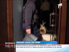 Ofiţerii DIICOT au făcut o captură de droguri aduse din China