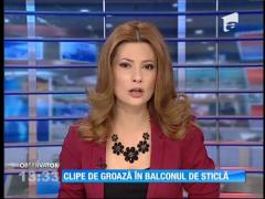 Clipe de groază pentru turişti, în balconul de sticlă