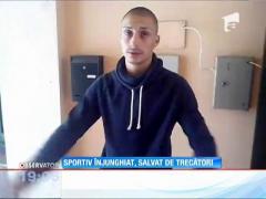 Sportiv înjunghiat în stradă, salvat de trecători