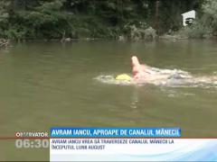 Avram Iancu, înotător temerar. Vrea să traverseze Canalul Mânecii