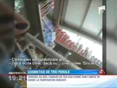 Cosmetice vândute pe garanţie verbală