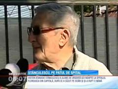 Fostul general Victor Atanasie Stănculescu, pe patul de spital