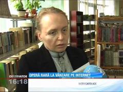 O carte-comoară recuperată la Piatra Neamț
