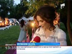 Petrecere cu stil, la Palatul Mogoşoaia! Vedetele Antenei 1 au strălucit
