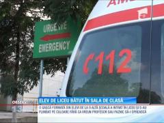 Revoltător! Elev de liceu, bătut în sala de clasă