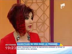 Adriana Bahmuţeanu nu vrea banii lui Prigoană