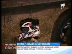 O plimbare cu motocicleta s-a terminat tragic pentru un tânăr ofiţer STS