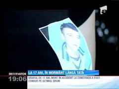 Băiatul care s-a stins în cursa şoferilor teribilişti, condus pe ultimul drum