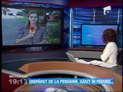 Actor dispărut trei zile în pădure