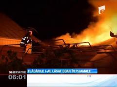 Dezastrul de la miezul nopții. DOuău case au ars din temelii