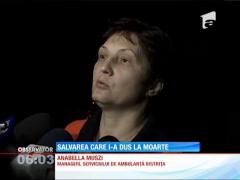 În Bistriţa o ambulanţă a fost spulberată de un TIR