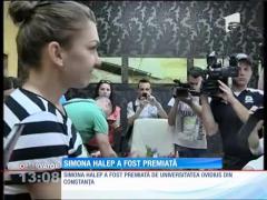 Simona Halep, premiată de Universitatea Ovidius din Constanţa