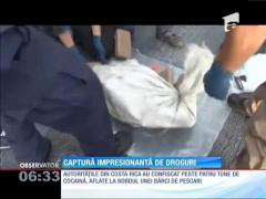 Captură impresionantă de droguri în largul Oceanului Pacific!