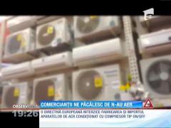 PERICOL! Atenţie la aparatul de aer condiţionat