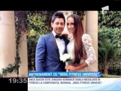 Antrenament cu "Miss Fitness Universe": Anca Bucur