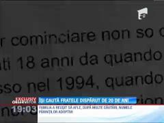 O femeie îşi caută cu disperare fratele! Copilul ar fi fost luat de acasă, de autorităţi, în anii 90!