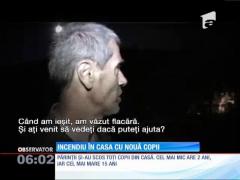 Casă făcută scrum la Cluj