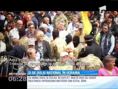 Zi de doliu în Ucraina după uciderea celor 49 de soldaţi!