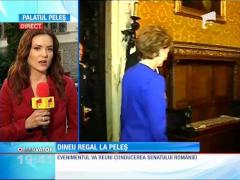 Dineu regal la Palatul Peleş