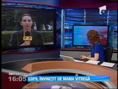 Un copil a fost învineţit de mama vitregă