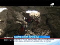 Scos la lumină după 12 zile de suferință