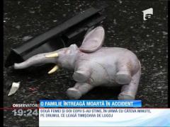 O familie întreagă moartă în accident