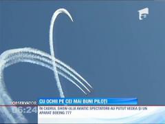 Show aviatic de senzaţie, deasupra Capitalei!