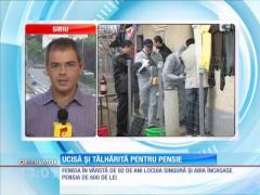 Bătrână din Arad, ucisă şi tâlhărită pentru pensie