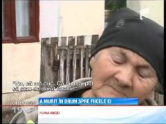 A murit în drum spre fiicele ei