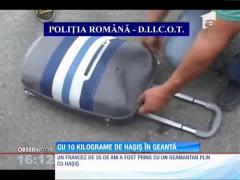 Hașiș în loc de haine! Un francez prins cu "ierburile" în geamantan