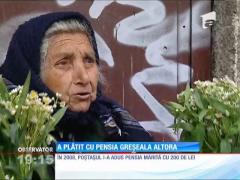 Condamnată la sărăcie de Casa de Pensii!