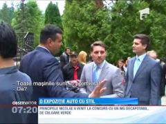 Mașini de lux la Peleș